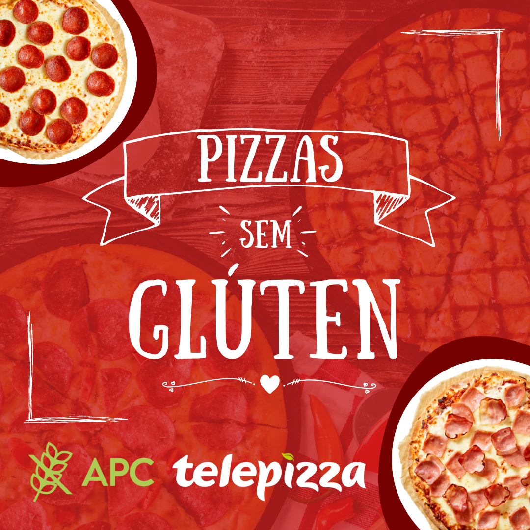 pizzas sem glúten Telepizza